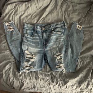 AE Blue Distressed Jeans